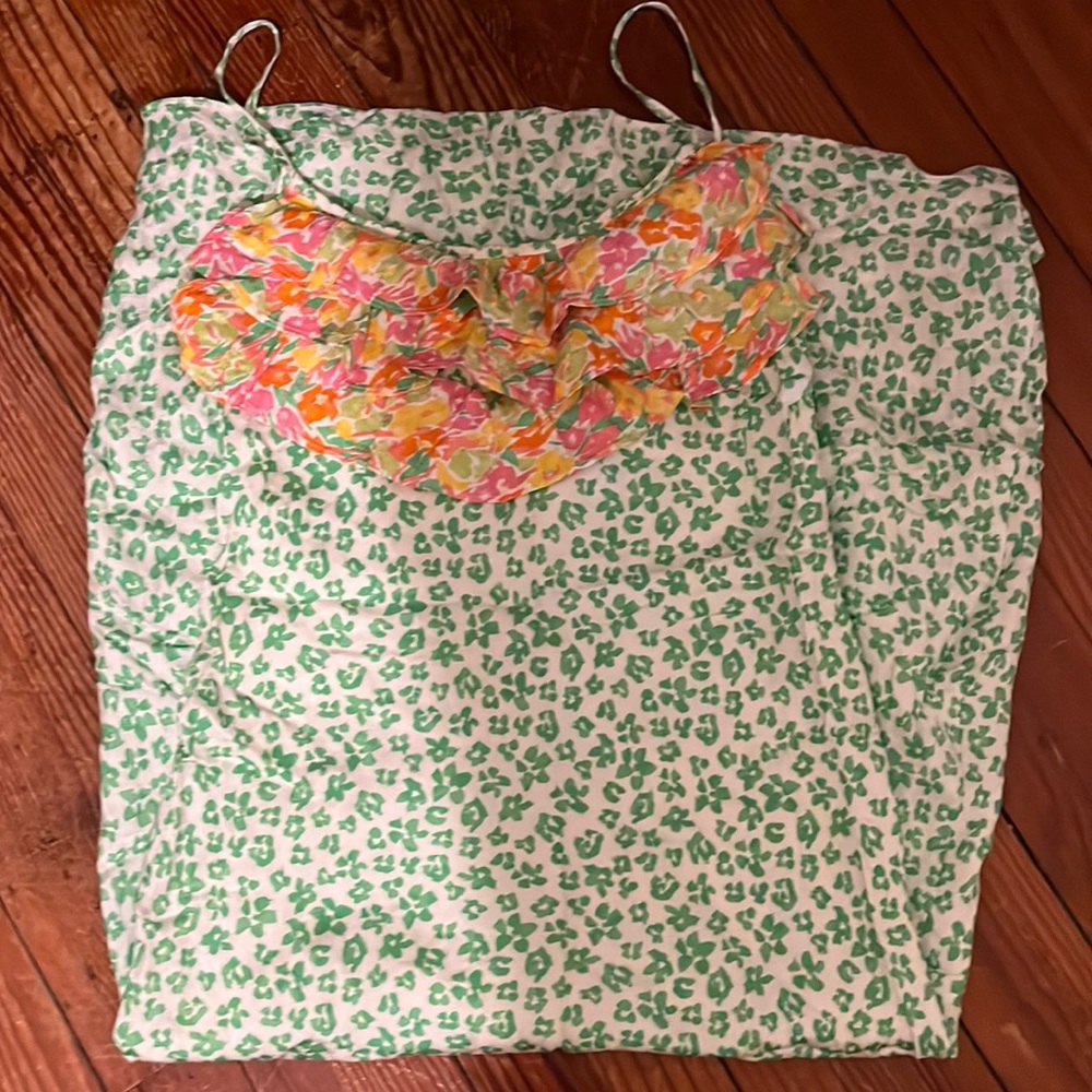 Rixo for Target green floral dress